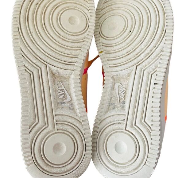 NIKE The Wmns Air Force 1 '07 Low LX 'Stitched Canvas - Melon Tint' size 7.5 - Picture 7 of 8